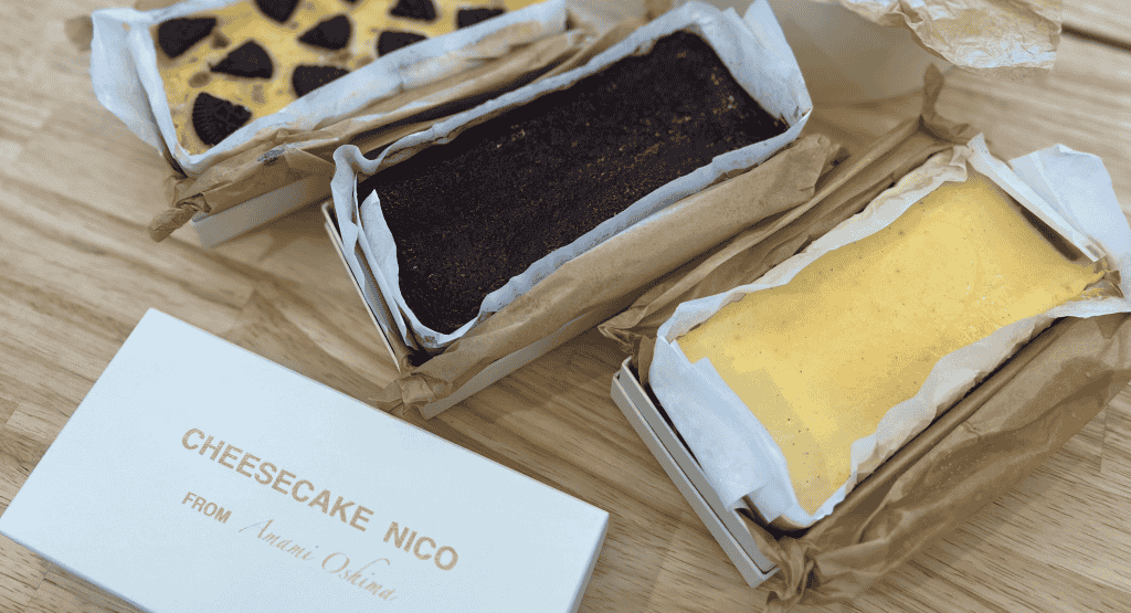 導入事例CHEESECAKE NICO チーズケーキ一例